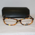 New D&G Dolce & Gabbana 1125 Tortoise 51-16 Eyeglasses: Mod. 1125 & Case