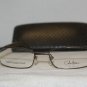 New Cole Haan 983 Brown Brush Titanium 53-18 Eyeglasses: Mod. 989 53-18 & Case