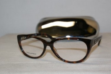 New DSquared DSquared2 5007 Tortoise 56-15 Eyeglasses: Mod. DQ5007 (052) & Case