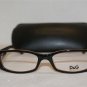 New D&G Dolce & Gabbana D&G 1172 Black 990 Eyeglasses: Mod. 1172 51-16 & Case