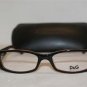 New D&G Dolce & Gabbana D&G 1172 Black 990 Eyeglasses: Mod. 1172 51-16 & Case
