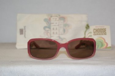 New Juicy Couture Fern Raspberry Pink Sunglasses: Mod. Fern (GA1P) 55-17 & Case