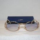 New Vintage Cazal Gold & Blue Sunglasses: Mod. 285 & Case