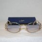 New Vintage Cazal Gold & Blue Sunglasses: Mod. 285 & Case