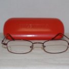 New Valentino 5229 Shiny Burgundy 49-19 Eyeglasses: Mod. 5229 (031Q) & Case