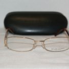 New Ralph Lauren Gold Tortoise Eyeglasses: Mod. 1501 (67K) & Case