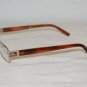 New Ralph Lauren Gold Tortoise Eyeglasses: Mod. 1501 (67K) & Case