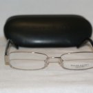 New Ralph Lauren Silver Eyeglasses: Mod 1497 (65V) 52-16 &Case
