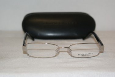New Ralph Lauren Silver Eyeglasses: Mod 1497 (65V) 52-16 &Case