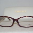 New Versace 3139-B Striped Purple 51-16 Eyeglasses: Mod. VE 3139-B (896) & Case