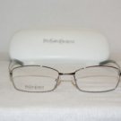 New YSL Yves Saint Laurent Ruthenium Eyeglasses: 2026 6LB & Case