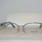 New Versace 1193 Shiny Silver 51-17 Eyeglasses: Mod. 1193 (1301) & Case