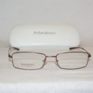 New YSL Yves Saint Laurent Burgundy Eyeglasses: 2131 MZ6 & Case