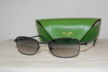 New Kate Spade Madera Shiny Gunmetal Sunglasses: Mod. Madera (01C7) 52-19 & Case