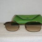 New Kate Spade Madera Shiny Brown Sunglasses: Mod. Madera (0W00) 52-19 & Case