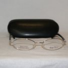 New Ralph Lauren Silver & Wood Eyeglasses: 8001 51-18 & Case