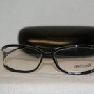 Roberto Cavalli New Shiny Black Eyeglasses: Mod. RC 497 (001) 55-15 & Case
