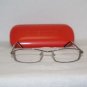New Valentino 5255 Shiny Silver 50-17 Eyeglasses: Mod. 5255 (007L) & Case