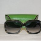 Brand New Kate Spade Carla Grey Horn Sunglasses: Mod. Carla (02W8) & Case