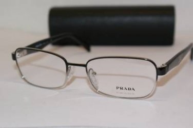 Brand New Prada Eyeglass Mod.VPR 62O Col. GAQ-1O1 53-17-135 & Case