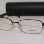 Brand New Prada Eyeglass Mod.VPR 62O Col. GAQ-1O1 53-17-135 & Case