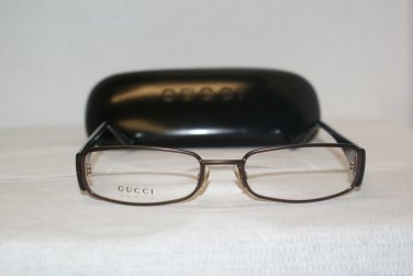 Brand New Gucci 2825 Brown 53-18 Eyeglasses: Mod. 2825 & Case