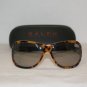 Brand New Ralph by Ralph Lauren 7570 Havana Orange Sunglasses: Mod. 7570 & Case