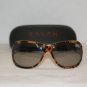 Brand New Ralph by Ralph Lauren 7570 Havana Orange Sunglasses: Mod. 7570 & Case