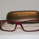 Brand New Gucci 3136 Burgundy GTE Eyeglasses: Mod. 3136 52-15 & Case