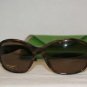 Brand New Kate Spade Libby Brown Horn Sunglasses: Mod. Libby (FA6) 58-17 & Case