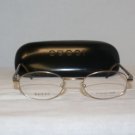 Brand New Gucci 1628 Gold 48-20 Eyeglasses: Mod. 1628 & Case