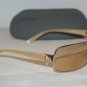 Brand New Miu Miu 59E Shiny Gold Sunglasses: Mod. SMU 59E (5AK-6R1) 65-17 & Case