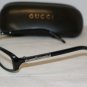 Brand New Gucci 3072 Shiny Black 53-15 Eyeglasses: Mod. 3072 (807) & Case