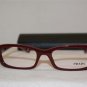 Brand New Prada VPR13N Burgundy ZXK-1O1 Eyeglasses: Mod. VPR 13N 53-17 & Case