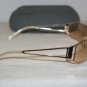 Brand New Miu Miu 58D Shiny Gold Sunglasses: Mod. SMU 58D (5AK-6R1) 66-17 & Case