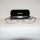 Brand New Gucci 1669 Rhodium 52-14 Eyeglasses: Mod. 1669 & Case