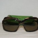 Brand New Kate Spade Faith Brown Horn Sunglasses: Mod. Faith (FA6P) & Case