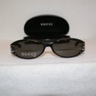 Brand New Gucci Black Sunglasses: Mod. 2549 Strass & Case