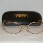 Brand New Gucci 2382 Gold 52-18 Eyeglasses: Mod. 2382 (WG8) & Case