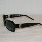 Brand New Kenneth Cole 4117 Shiny Black Sunglasses: Mod. 4117 (0B5) 55-18 & Case