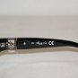 Brand New Kenneth Cole 4117 Shiny Black Sunglasses: Mod. 4117 (0B5) 55-18 & Case