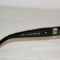 Brand New Kenneth Cole 4117 Shiny Black Sunglasses: Mod. 4117 (0B5) 55-18 & Case