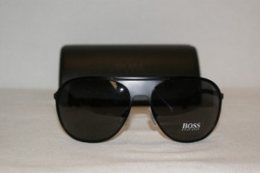 Brand New Hugo Boss 0166 Black Sunglasses: Mod. 0166 & Case