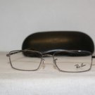 Brand New Ray Ban 6205 Shiny Silver 53-17 Eyeglasses: Mod. 6205 (2502) & Case