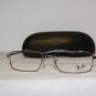 Brand New Ray Ban 6205 Shiny Silver 53-17 Eyeglasses: Mod. 6205 (2502) & Case