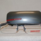 New Prada Sport VPS 55B Blue ACC-1O1 Eyeglasses: Mod. VPS55B 52-18 & Case