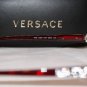 Brand New VERSACE Eyeglass Mod. 1215-B Col. 1000 53-16-135 & Case W/STONES!!!