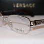 Brand New VERSACE Eyeglass Mod. 1215-B Col. 1000 53-16-135 & Case W/STONES!!!