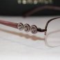 Brand New VERSACE Eyeglass Mod. 1217-B Col. 1333 54-17-135 & Case W/STONES!!!