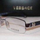 Brand New VERSACE Eyeglass Mod. 1185B Col. 1012 51-17-135 &Case W/STONES!!!